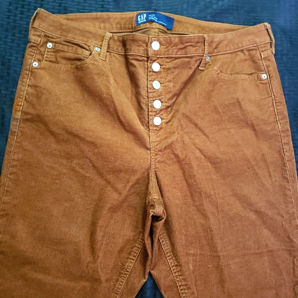 GAP Denim High Rise UniversalLegging Corduroy Pants - Picture 7 of 8